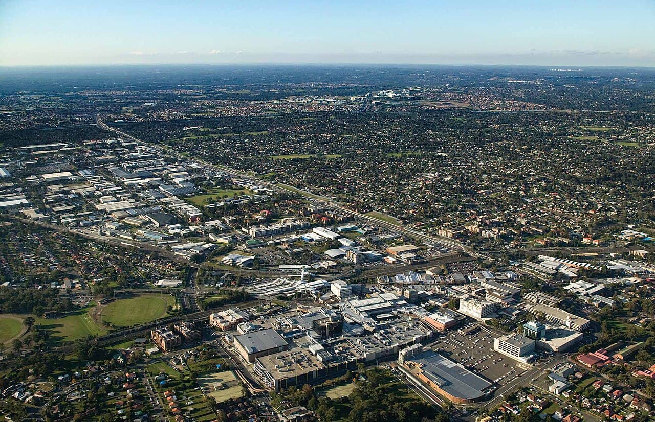 A view of Blacktown, NSW