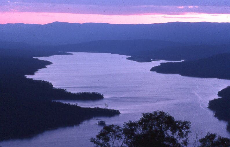 Dusk Lake Burragorang, Burragorang Valley