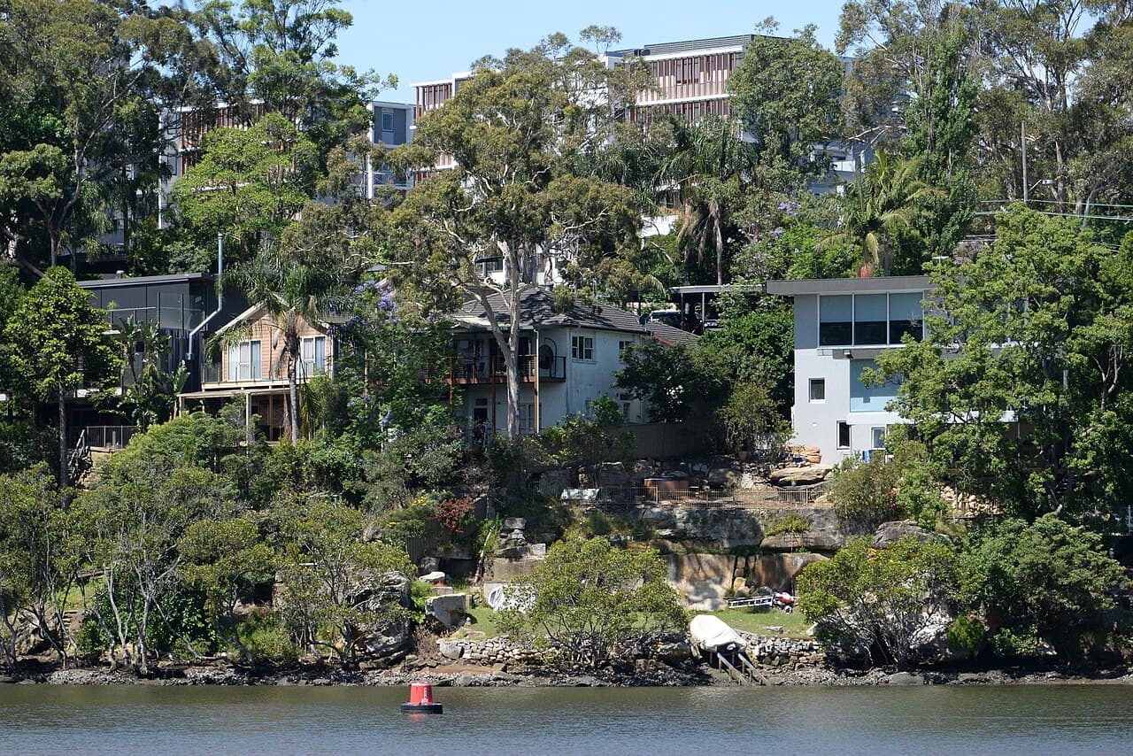 A view of Lane Cove West, NSW