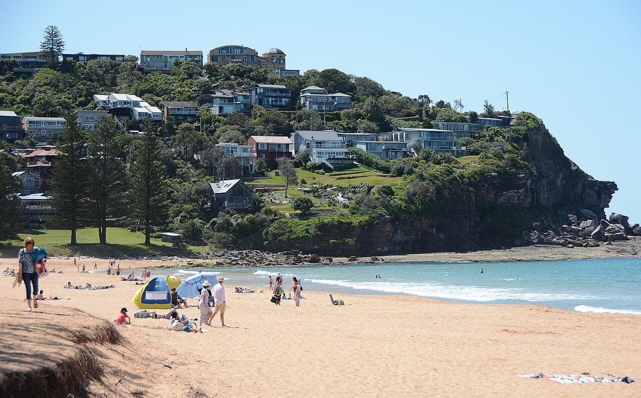 A view of Whale Beach, NSW