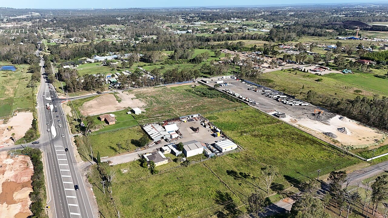 A view of Badgerys Creek, NSW