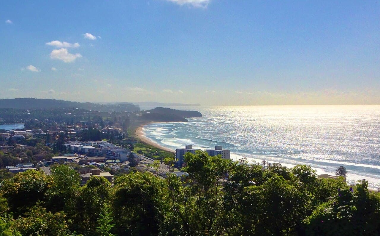 A view of Collaroy, NSW