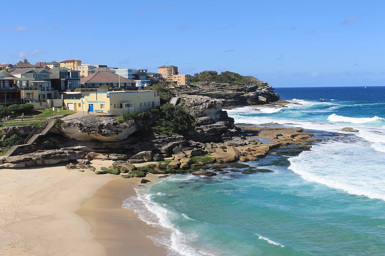 A view of Tamarama, NSW