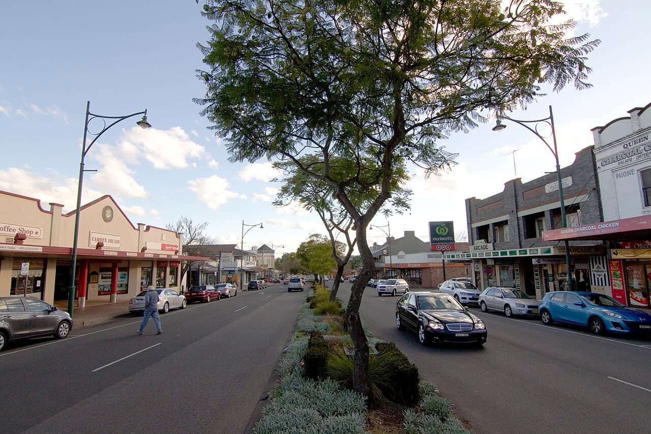 A view of Camden, NSW
