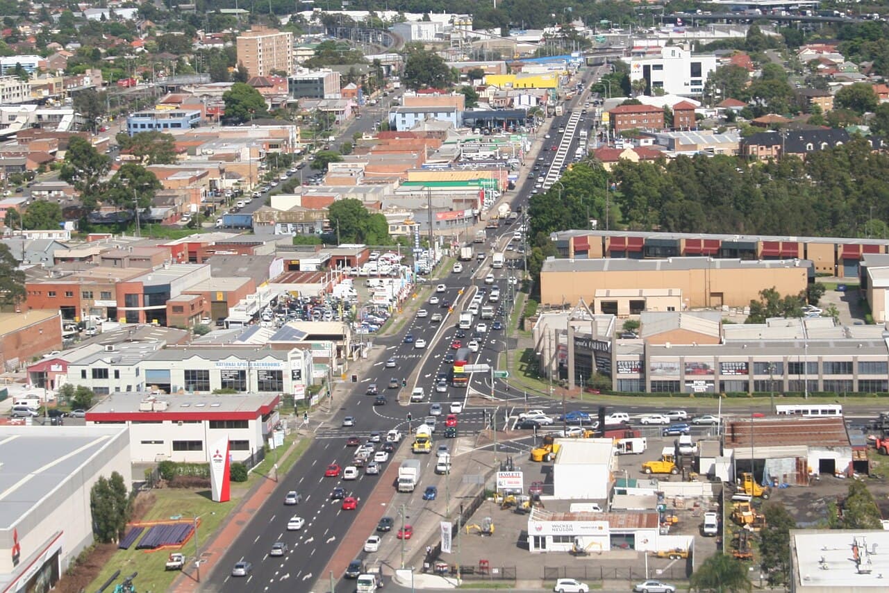 Parramatta Road at Clyde