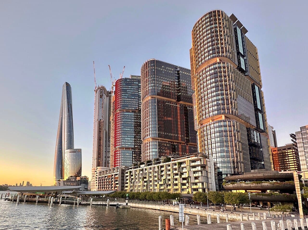 A view of Barangaroo, NSW
