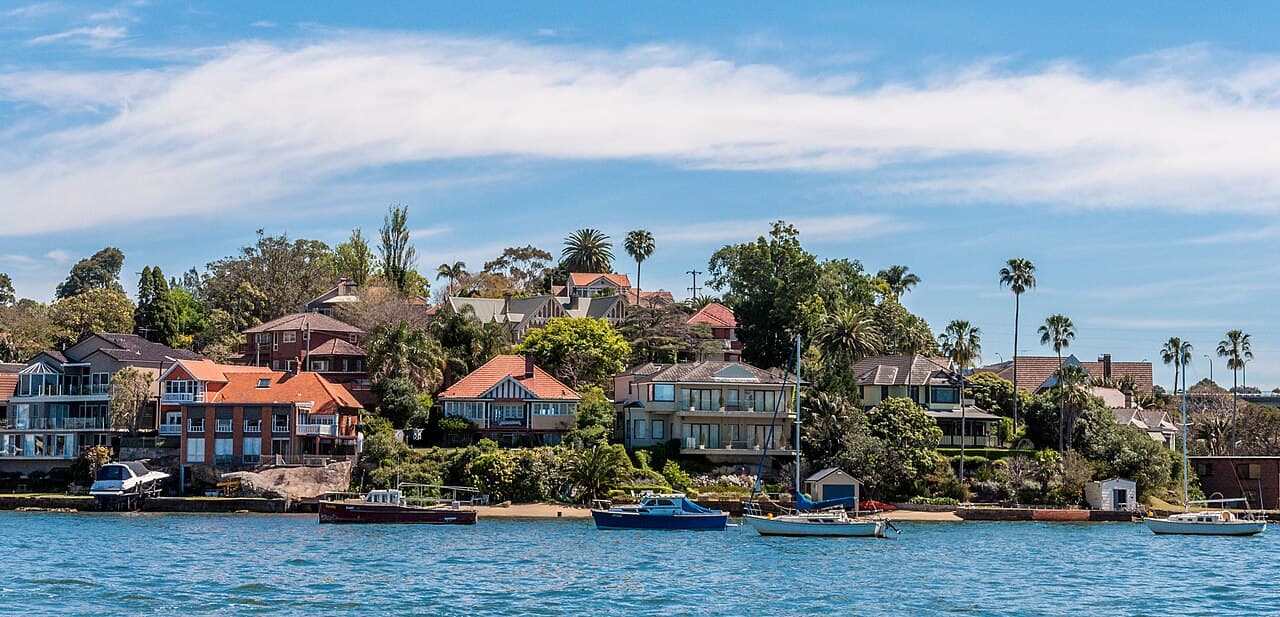 A view of Huntleys Point, NSW