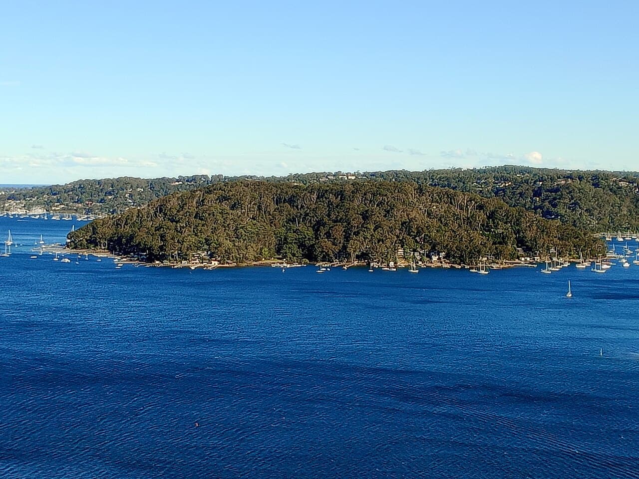 Scotland Island view from Bairnes