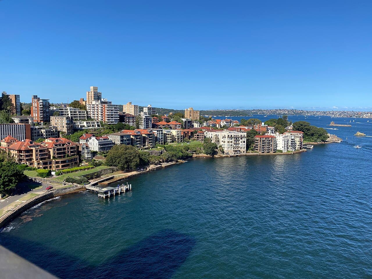 AUS Sydney, Central Business District, Sydney Harbour Bridge, View, Kirribilli