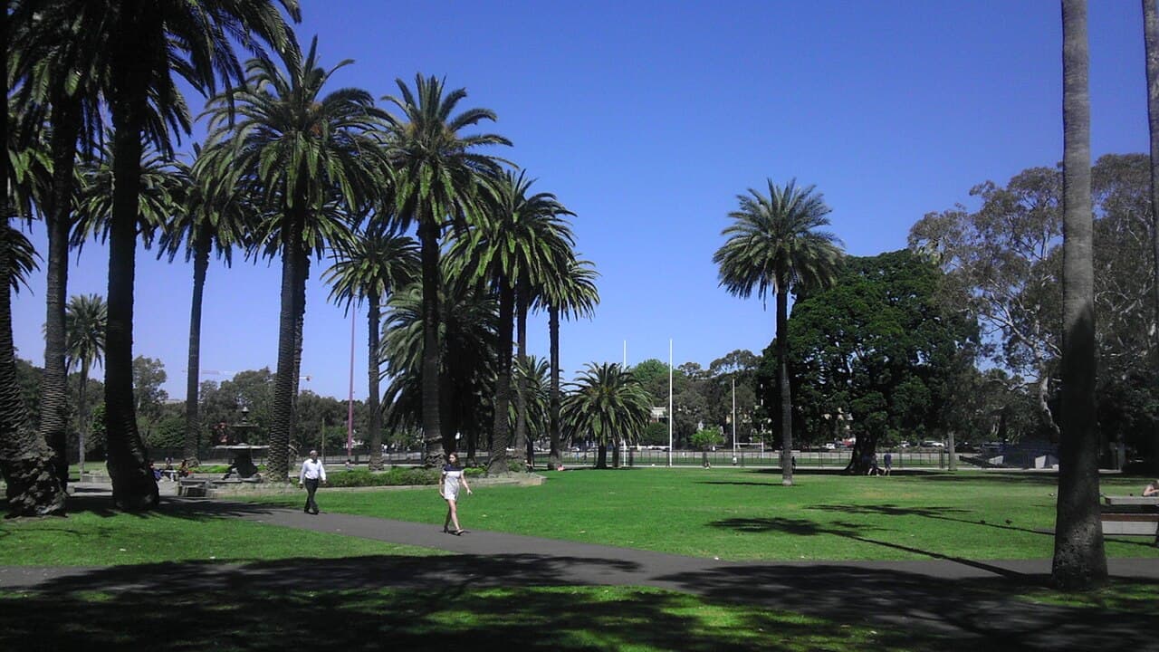 Redfern Park with Redfern Oval in the background