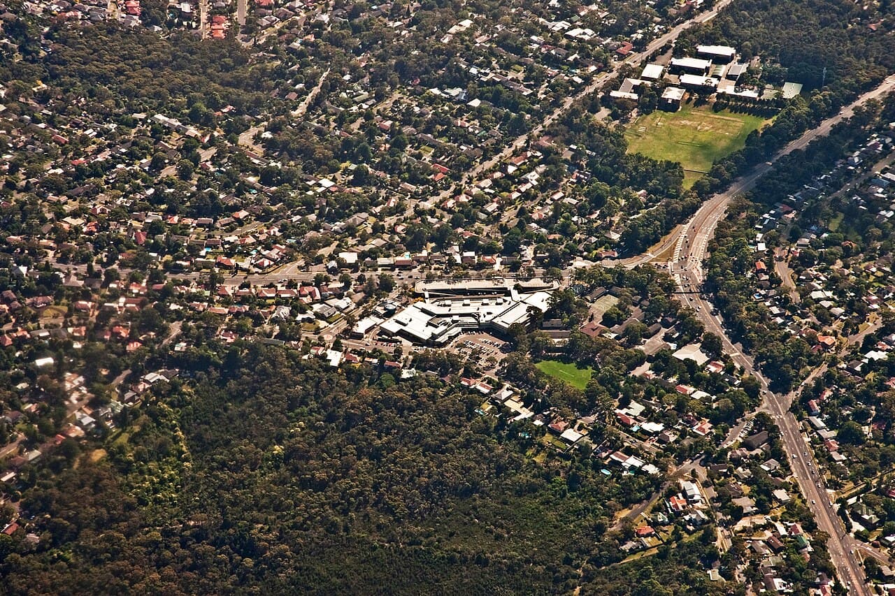 A view of Frenchs Forest, NSW